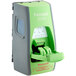 A green and grey Honeywell Fendall 2000 Portable Emergency Eyewash Station.
