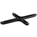 A black plastic cross-shaped Lancaster Table & Seating base plate.