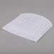 A white Royal Paper disposable chef hat with folded lines.