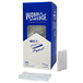 A blue and white box of Wobble Wedges with clear plastic pieces inside.