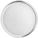 A Choice 11" aluminum coupe pizza pan on a white surface.