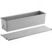 A Chicago Metallic aluminized steel rectangular bread loaf pan with a lid.