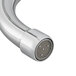 A Waterloo wall mount hands-free sensor faucet with gooseneck spout in chrome.