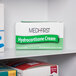 A box of 10 Medique hydrocortisone cream packets.