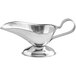 An American Metalcraft stainless steel gravy boat.