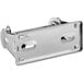 A silver metal American Specialties, Inc. surface-mounted toilet paper holder with two holes.