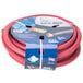 A roll of red Notrax commercial hot water hose.