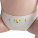 Prestan infant CPR manikin diaper with green and red lights.