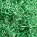 A pile of Spring-Fill green shredded paper.