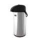 A stainless steel and black glass lined vacuum airpot by Bunn.