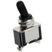 A black and silver Galaxy toggle switch.