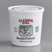 A white Clabber Girl container with a red label.