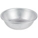 A silver aluminum Chinese colander with small holes.