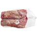 A white plastic package of TenderBison flat iron steaks.