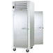 A white Traulsen hot food holding cabinet with a silver door handle.