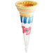 A JOY jacketed cake cone dispenser pack with blue and white packaging.