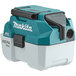 A Makita wet/dry vacuum with HEPA filtration.
