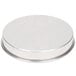 An American Metalcraft aluminum cake pan with round edges.