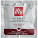 A close up of an illy Intenso espresso pod packet with the illy logo.