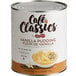 A #10 can of Cafe Classics vanilla pudding with a label.