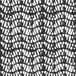 A close-up of a black and white patterned net.