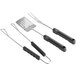 A Mr. Bar-B-Q 3-piece barbeque tool set with tongs and spatula.