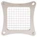 A Nemco Square Cut Blade and Holder Assembly with a metal grid with holes.