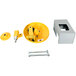 A yellow metal Paragon Pro Manufacturing Solutions Cabinetizer Drill Drive 1013 with screws and bolts.
