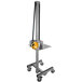 A grey metal Paragon Pro Cabinetizer Drill Drive stand with a black and yellow handle.
