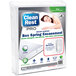 A white package of CleanRest Pro King Zippered Box Spring Encasements.