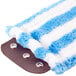 A blue and white striped Unger SmartColor 16" MicroMop pad.