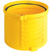 A yellow plastic collar extension for a TSS solids separator.
