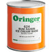 A #10 can of Oringer Rum Raisin hard serve ice cream base.