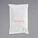 A white plastic bag with red text reading "Oringer Brownie Batter Dry Mix"