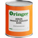 A #10 can of Oringer Graham Cracker Hard Serve Ice Cream Base with a label.