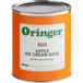A orange can of Oringer Apple Hard Serve Ice Cream Base on a white background.
