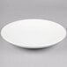 A Homer Laughlin Ameriwhite Alexa bright white china salad plate on a white background.