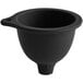 A black Tablecraft funnel with a handle.