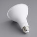 A white Eiko PAR30 LED light bulb on a gray surface.