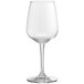 An Anchor Hocking Florentine II wine glass with a stem.