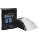 A stack of black plastic bags with white text reading "Doggie Do" and "B" on the front.