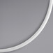 A white curved gasket for a Choice front loading food pan carrier on a gray background.