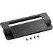 Black plastic latch for Choice front loading food pan carrier with screws.