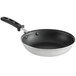 A close-up of a Vollrath Wear-Ever black frying pan with a black handle.