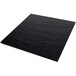 An American Metalcraft black faux slate square melamine platter on a white background.