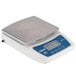 An Edlund digital portion scale with a stainless steel platform.