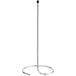 An Acopa metal stand for drying wine decanters with black accents.