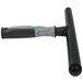 An Unger Ninja T-Bar StripWasher handle with a black and green ergonomic grip.