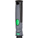A close up of a Unger ErgoTec Ninja T-Bar StripWasher handle with a black and green design.