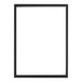A black rectangular gasket with white backing.